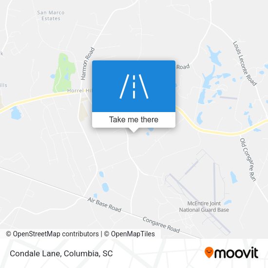 Mapa de Condale Lane