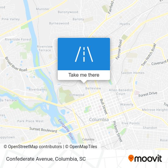Confederate Avenue map