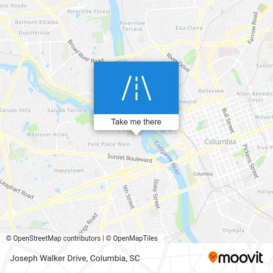 Joseph Walker Drive map