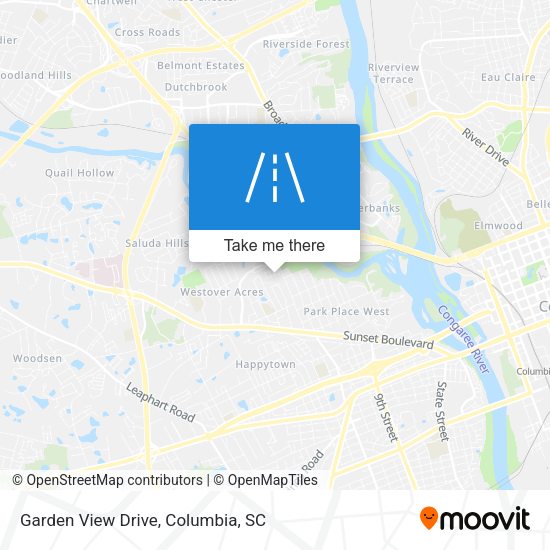 Garden View Drive map