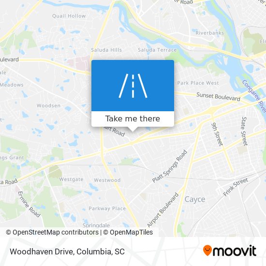 Mapa de Woodhaven Drive