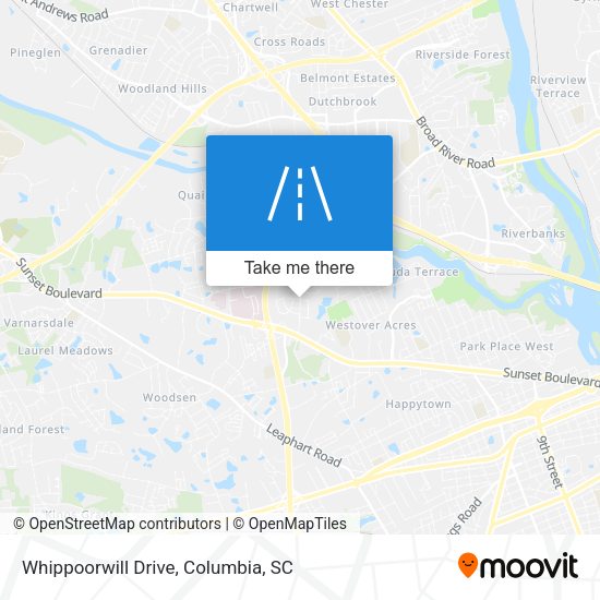Whippoorwill Drive map