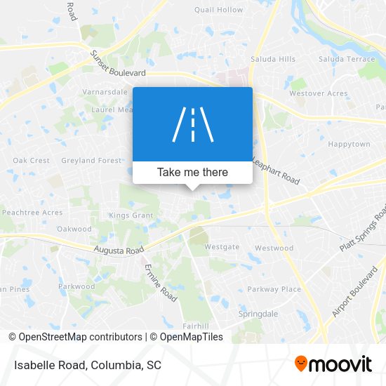 Mapa de Isabelle Road