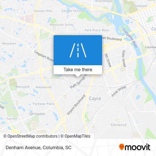 Mapa de Denham Avenue