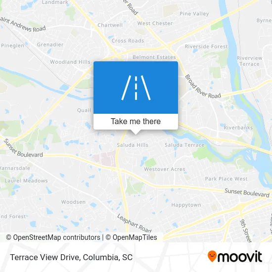 Terrace View Drive map