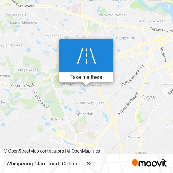 Whispering Glen Court map