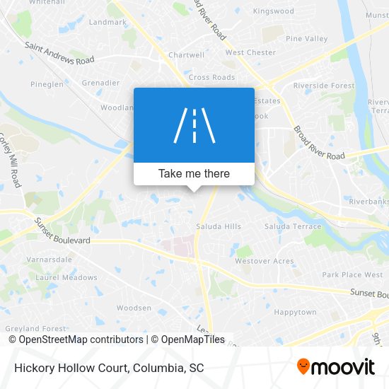 Hickory Hollow Court map