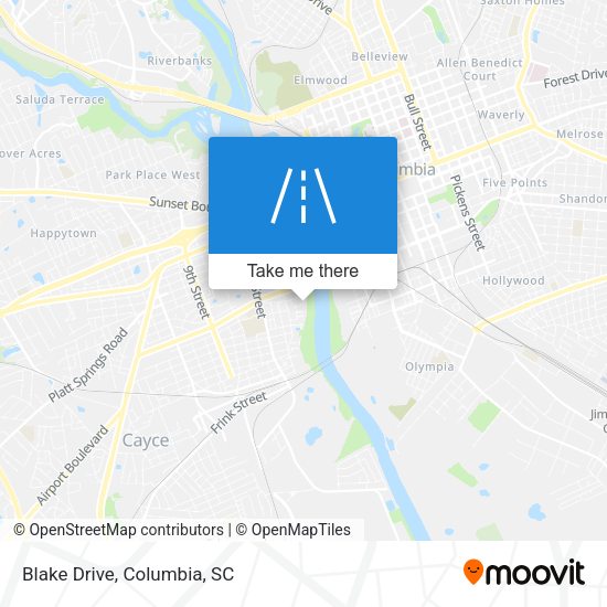Mapa de Blake Drive
