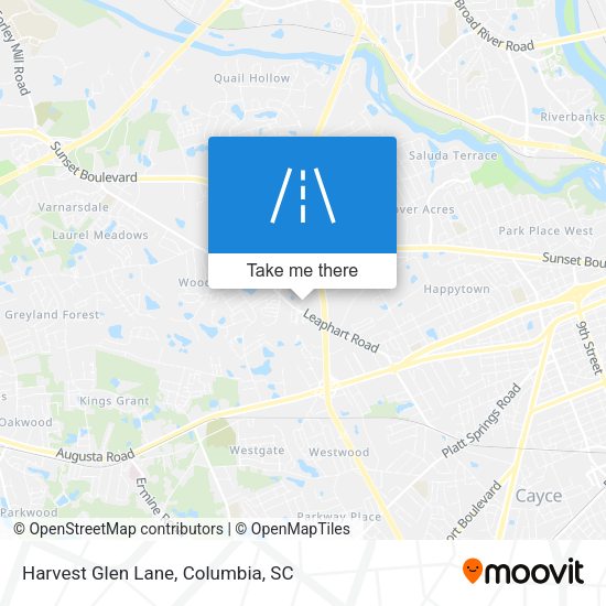 Harvest Glen Lane map