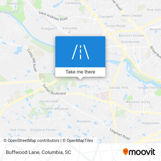 Mapa de Buffwood Lane