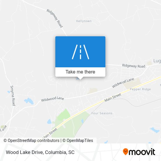 Mapa de Wood Lake Drive