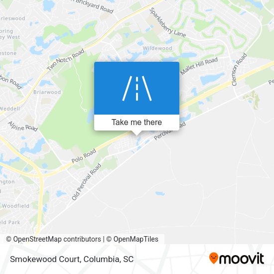 Mapa de Smokewood Court