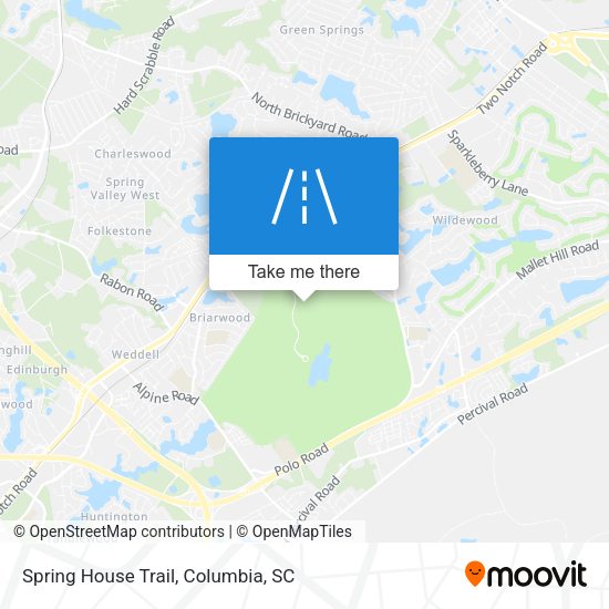 Mapa de Spring House Trail