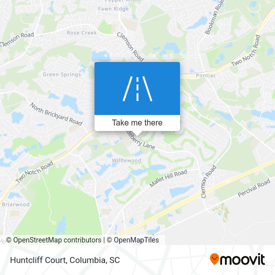 Huntcliff Court map