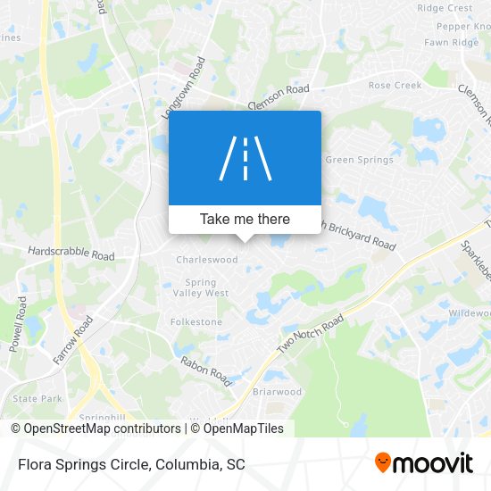 Mapa de Flora Springs Circle
