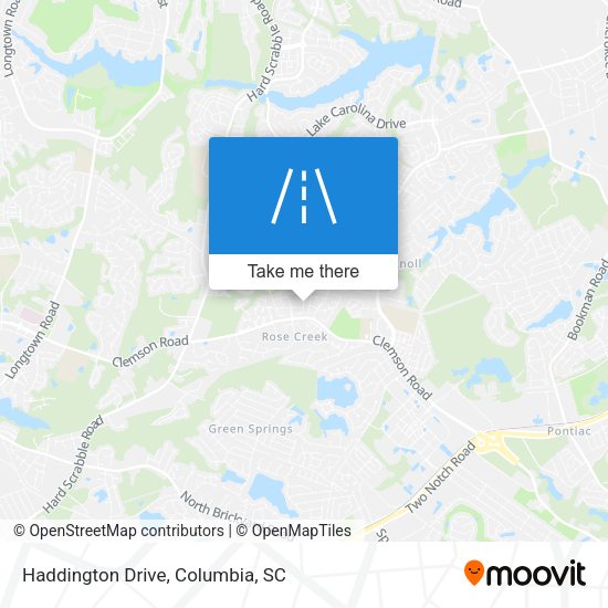 Mapa de Haddington Drive