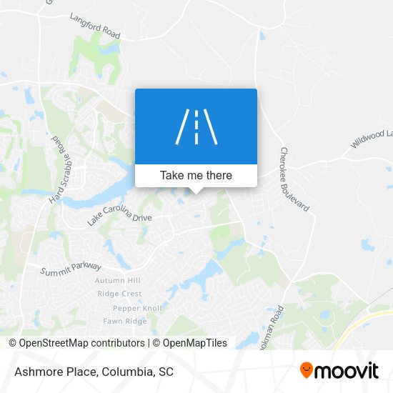 Ashmore Place map