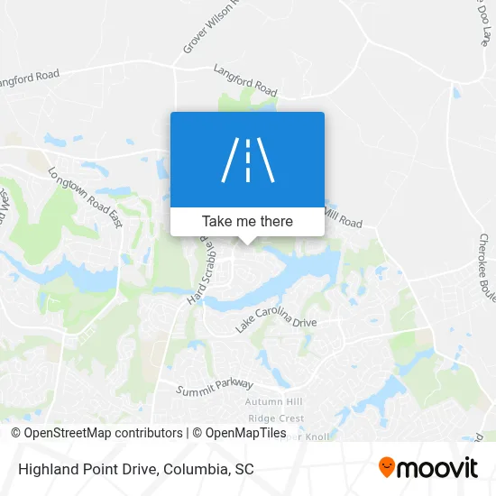 Highland Point Drive map