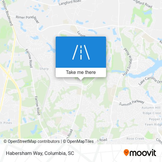 Mapa de Habersham Way