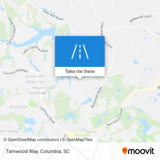 Mapa de Tamwood Way