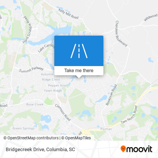 Bridgecreek Drive map