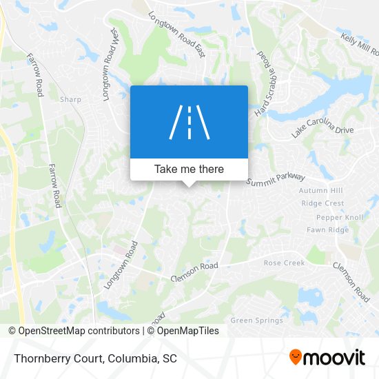 Thornberry Court map