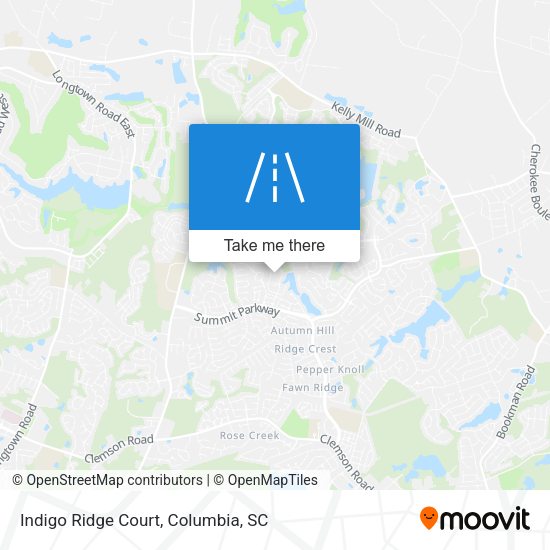 Indigo Ridge Court map