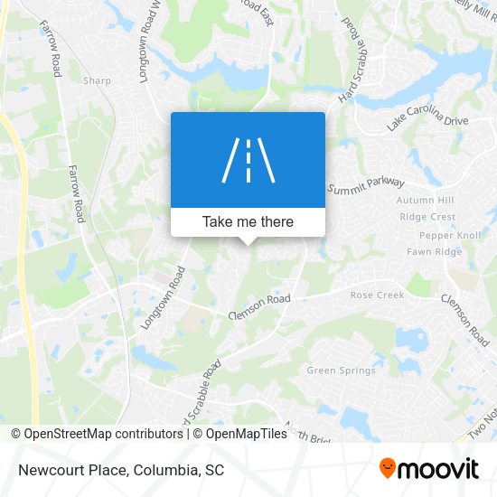 Mapa de Newcourt Place
