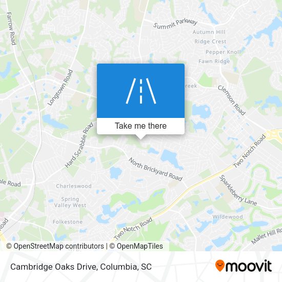 Cambridge Oaks Drive map
