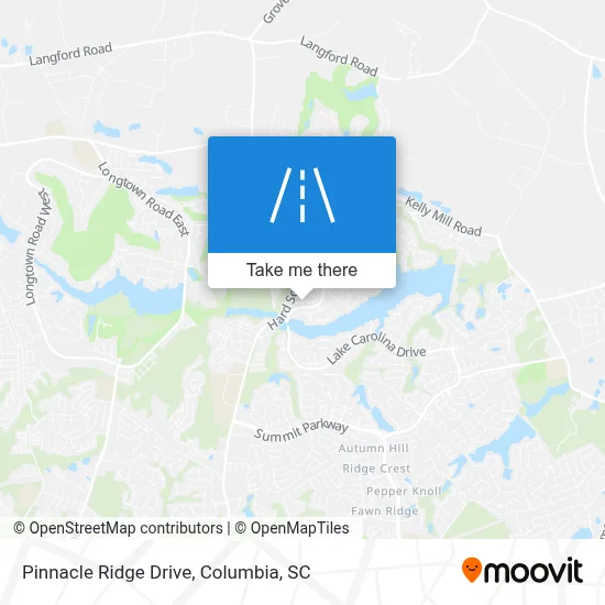 Pinnacle Ridge Drive map