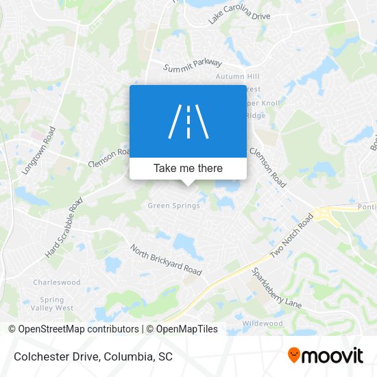 Mapa de Colchester Drive