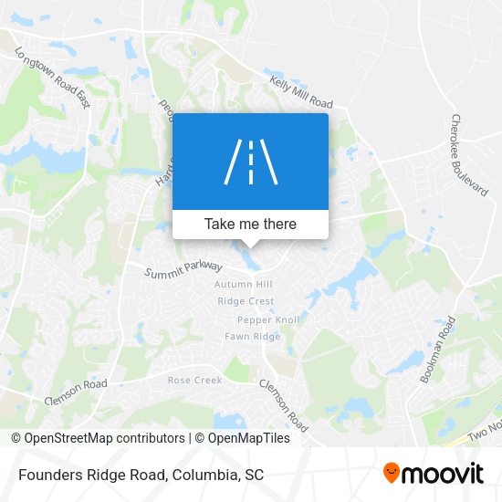 Mapa de Founders Ridge Road
