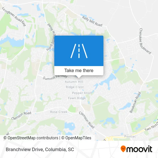 Branchview Drive map