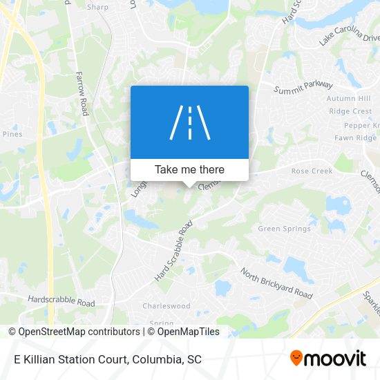 E Killian Station Court map