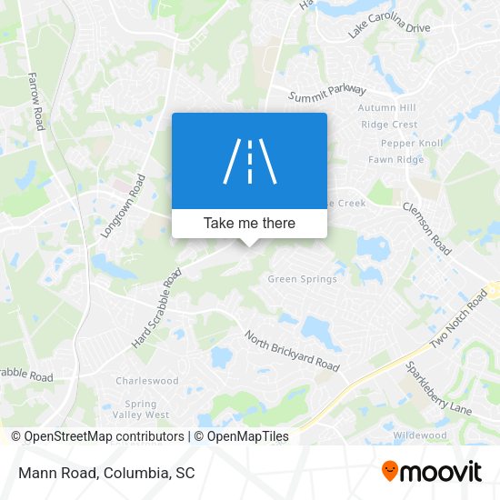 Mapa de Mann Road