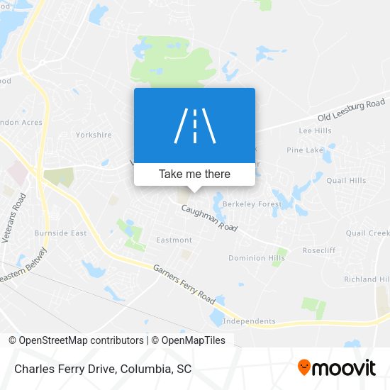 Mapa de Charles Ferry Drive