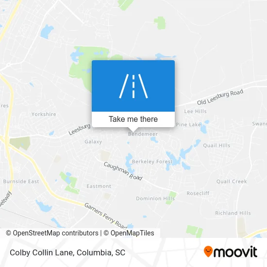 Colby Collin Lane map
