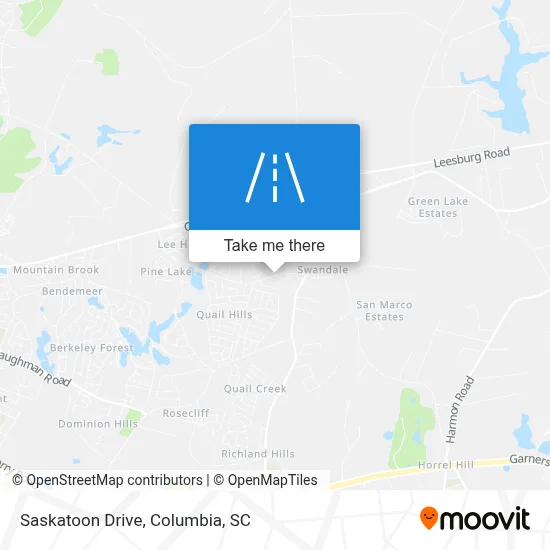 Saskatoon Drive map