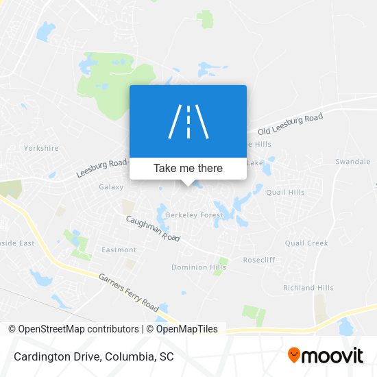 Cardington Drive map