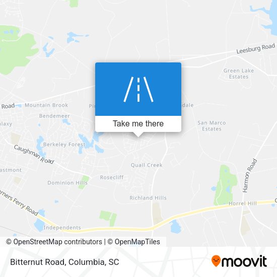 Mapa de Bitternut Road