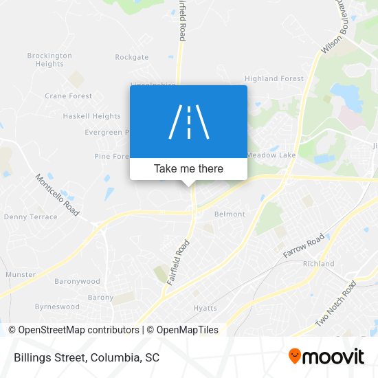 Mapa de Billings Street