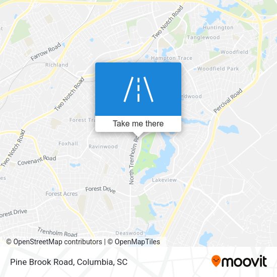 Mapa de Pine Brook Road
