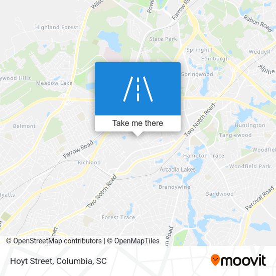 Mapa de Hoyt Street