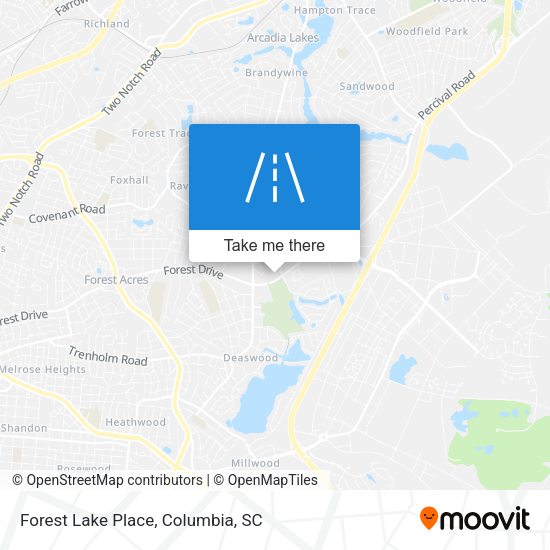 Forest Lake Place map