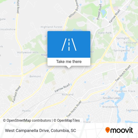 Mapa de West Campanella Drive