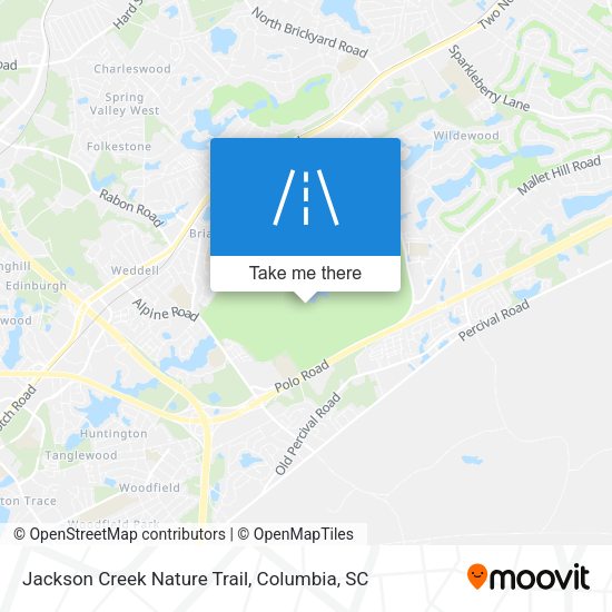 Jackson Creek Nature Trail map
