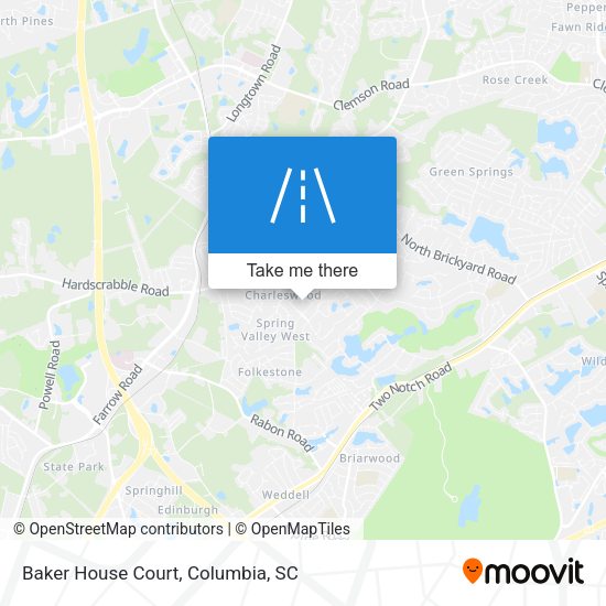 Baker House Court map