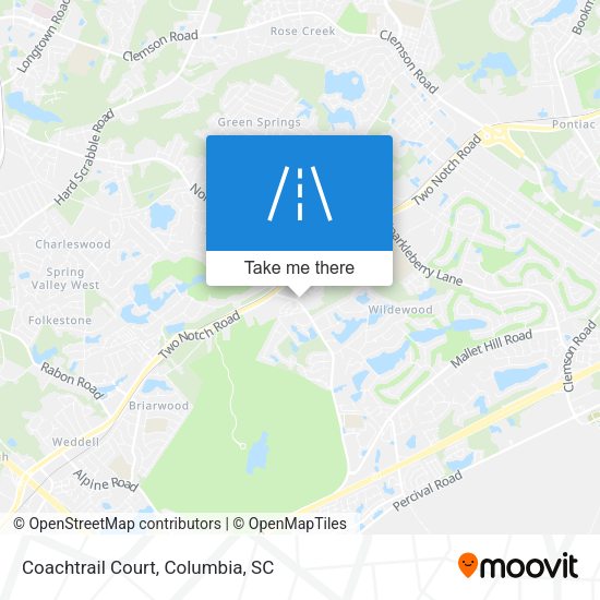 Coachtrail Court map