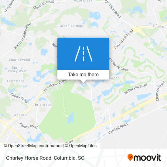 Mapa de Charley Horse Road