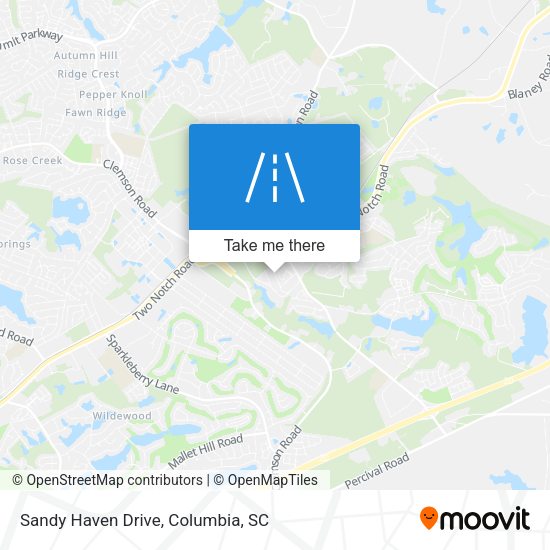 Sandy Haven Drive map